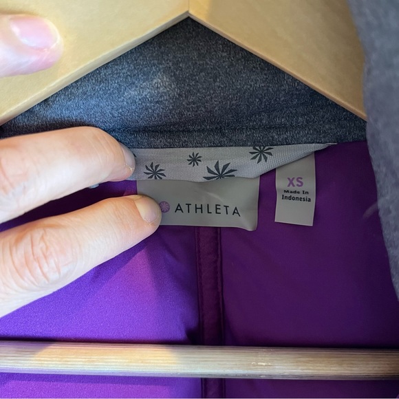 Athleta Limber convertible Goose Down Jacket gray size XS - Picture 3 of 15